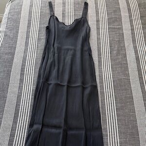 J. Crew Classic Black Midi Dress